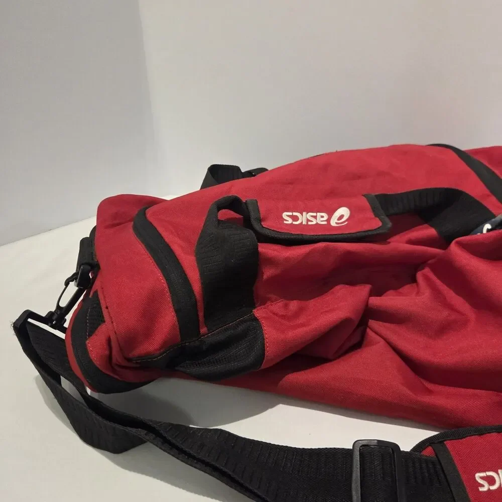 Asics Red Duffle Bag
